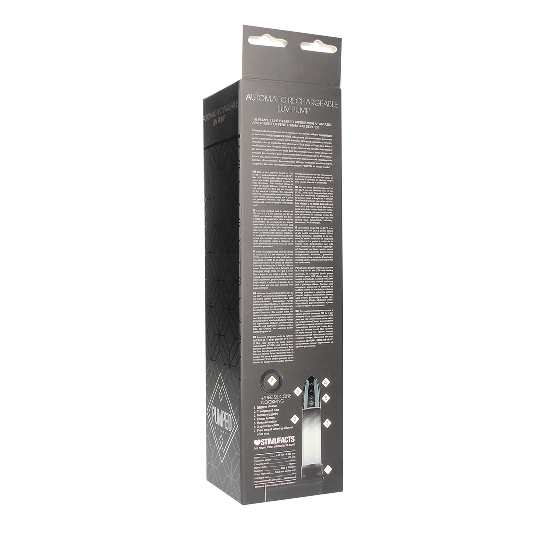 Automatische Oplaadbare Luv Penis Pomp
