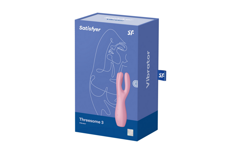 Threesome 3 Lay-on Vibrator Rosa | Satisfyer Intense Genuss