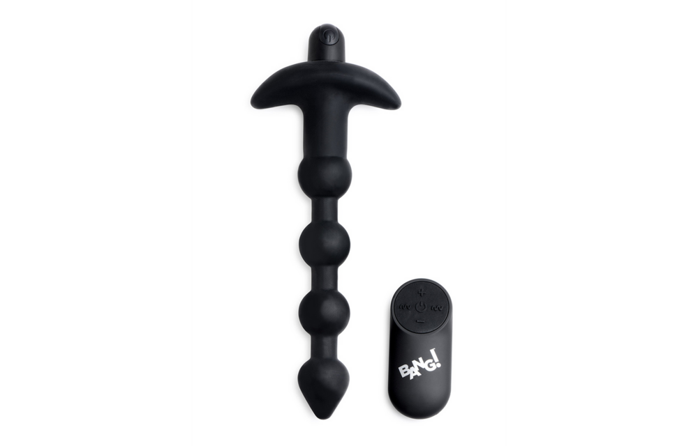 Vibrerende Siliconen Anale Ballen 21 cm met Afstandsbediening