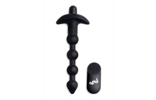 Vibrierende Silikon-Analkugeln 21 cm mit Fernbedienung