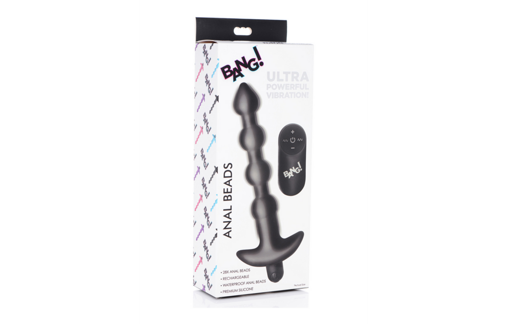 Vibrierende Silikon-Analkugeln 21 cm mit Fernbedienung