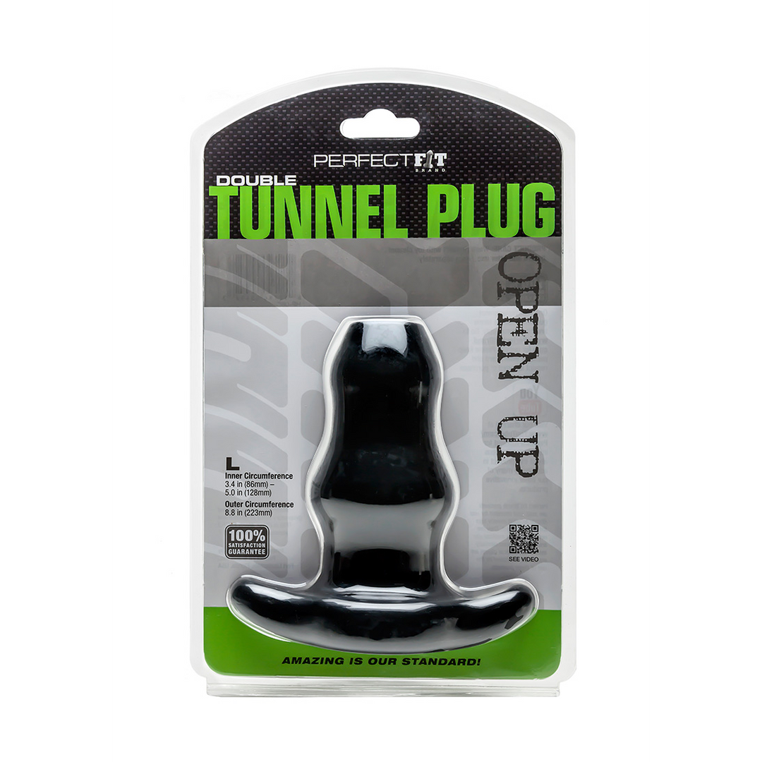 Doppel-Tunnel-Stecker - Hohlstecker - L