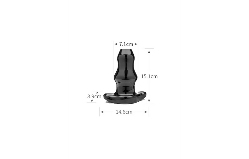 Double Tunnel Plug - Hollow Butt Plug - L