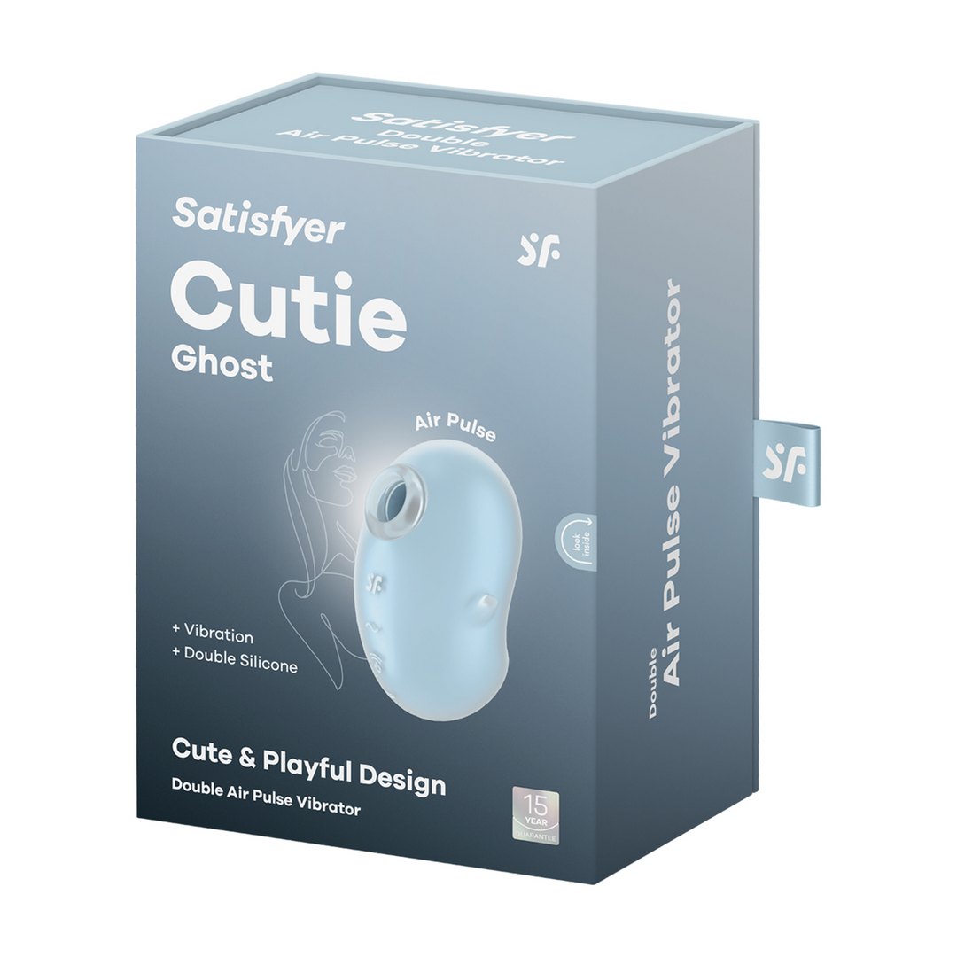 Cutie Ghost - Air Pulse Vibrator - Blau