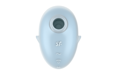 Cutie Ghost - Air Pulse Vibrator - Blauw