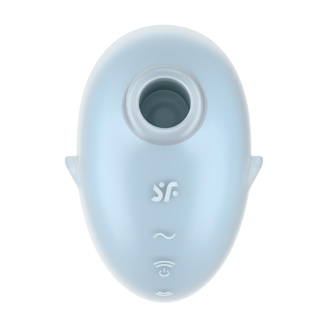 Cutie Ghost - Air Pulse Vibrator - Blau