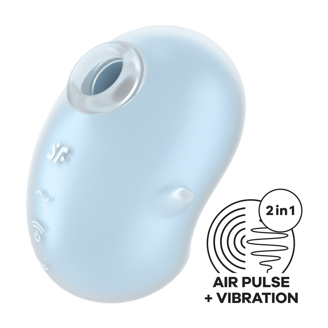 Cutie Ghost - Air Pulse Vibrator - Blauw