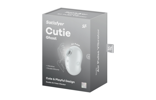Cutie Ghost Vibrator Wit | Krachtige Pulsen & Waterdicht