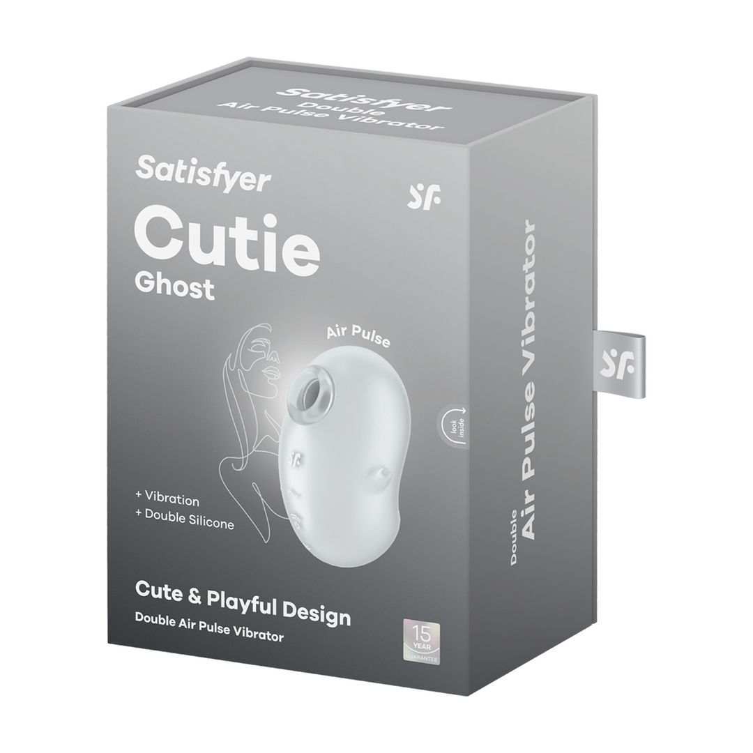 Cutie Ghost Vibrator Wit | Krachtige Pulsen & Waterdicht