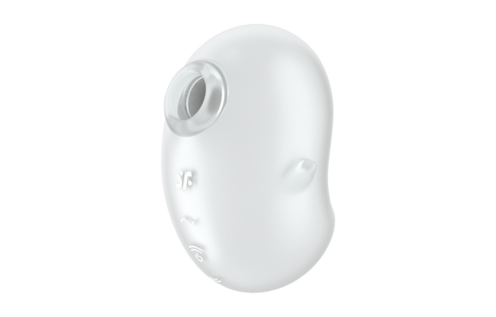 Cutie Ghost - Air Pulse Vibrator - White