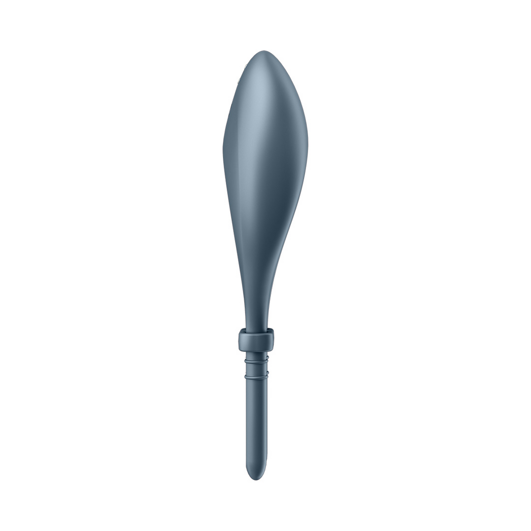 Bullseye Cockring Donkerblauw - Verstelbaar & Vibrerend