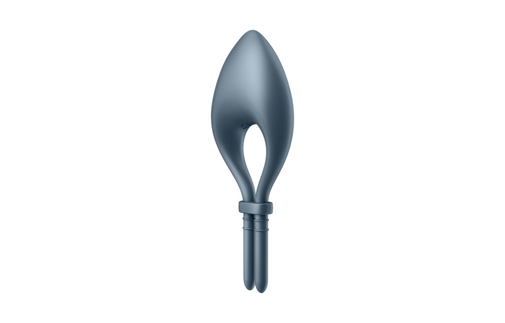 Bullseye Cockring Donkerblauw - Verstelbaar & Vibrerend