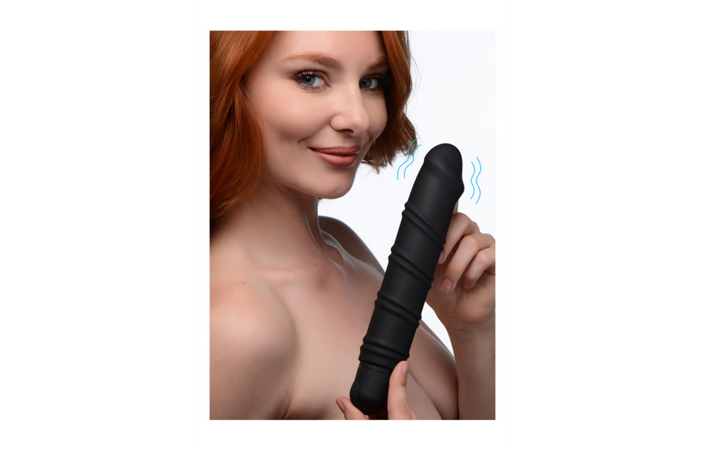 XL Bullet & Swirl Silicone Sleeve - Ultimate Sensation!