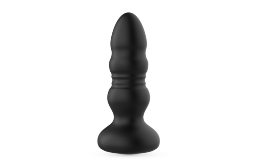 Australis 10 cm Anal Plug Black - 9 Vibrations & LED RGB