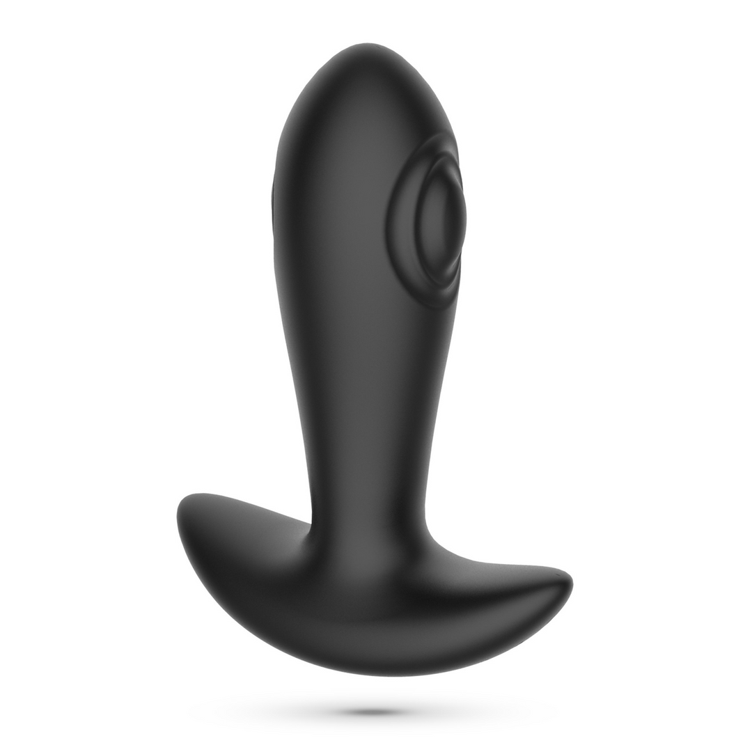 Octo Anale Plug 12 cm Zwart - Afstandsbediening & USB