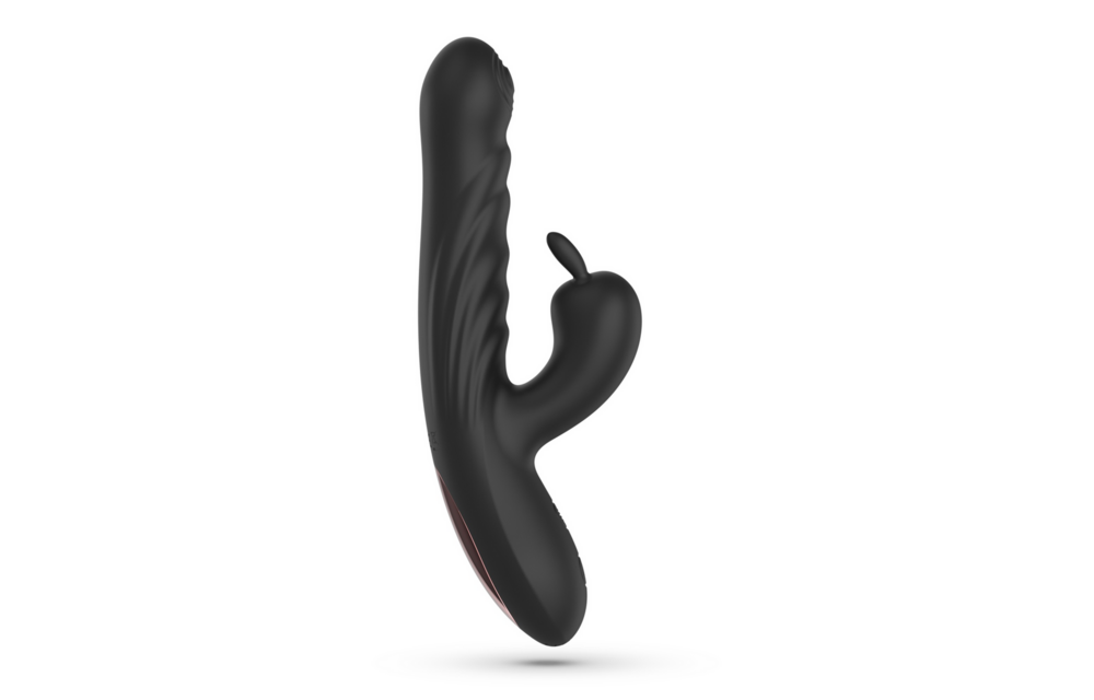 Lapin - Duwende Konijnen Vibrator - Zwart