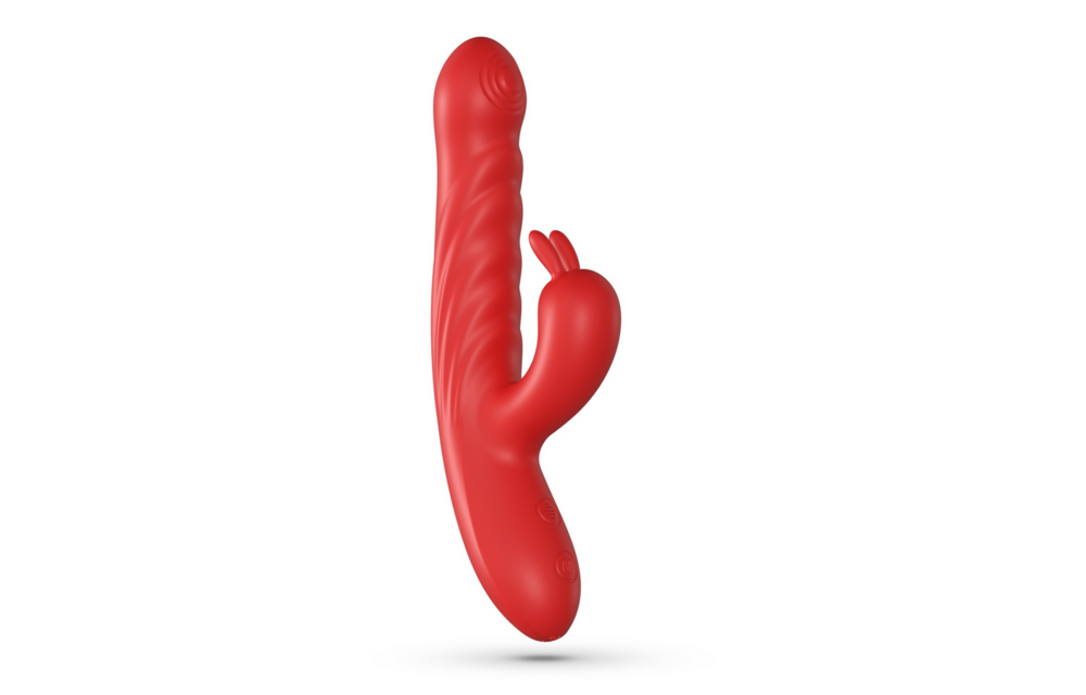 Lapin Roter Rabbit-Vibrator | 10 Geschwindigkeiten & wiederaufladbar