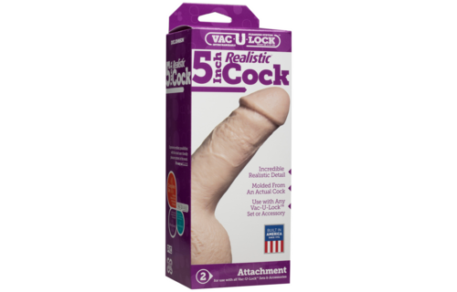 Realistic Dildo 12.4 cm – Lifelike & Vac-U-Lock Safe