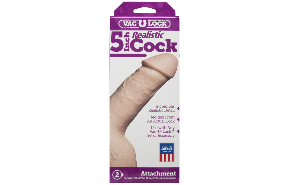 Realistischer Dildo 12,4 cm – Lebensecht & Vac-U-Lock-sicher