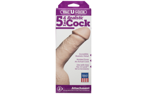 Realistic Dildo 12.4 cm – Lifelike & Vac-U-Lock Safe