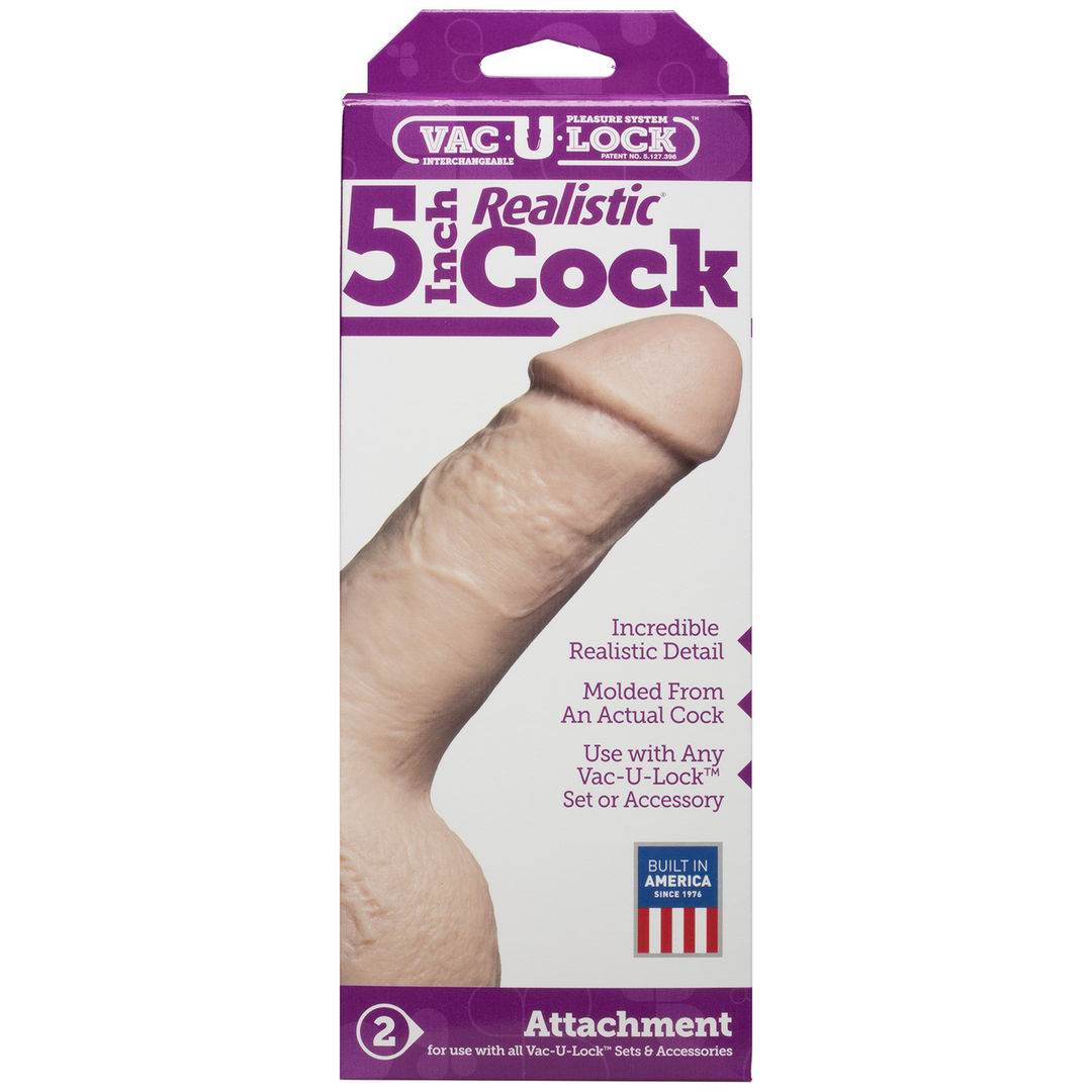 Realistic Dildo 12.4 cm – Lifelike & Vac-U-Lock Safe