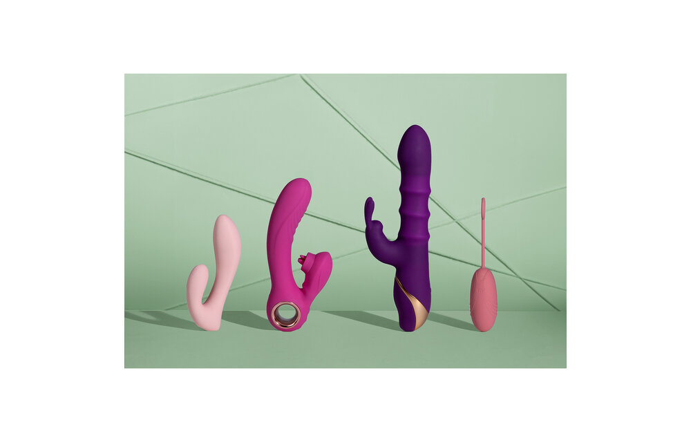 3 Auf- und Ab-Ringe Vibrator Lila | Loveline Intensives Vergnügen