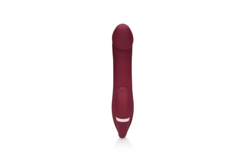Flexible Vibrating Strapless Strap-on Merlot Grape | Loveline