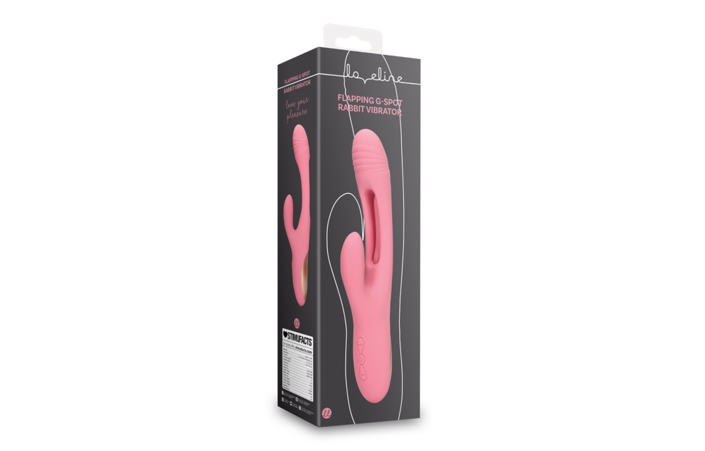 Flatternder G-Punkt-Rabbit-Vibrator Rosa – Doppeltes Vergnügen