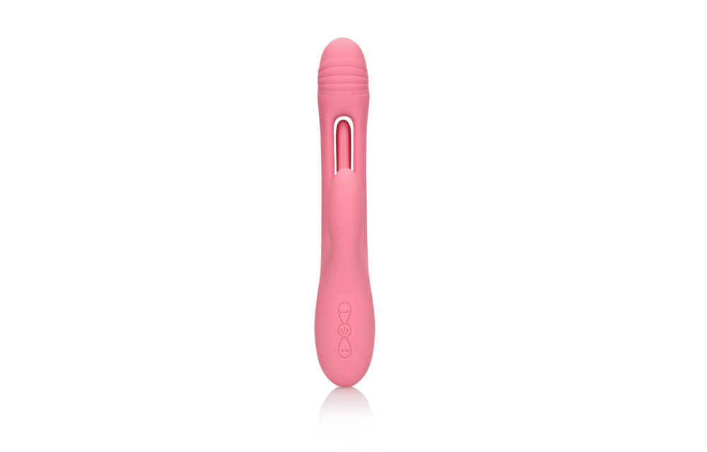 Flapperende G-Spot Rabbit Vibrator Roze – Dubbel Genot