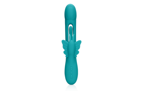 Flapper G-Spot Vlinder Vibrator Pauwblauw - Dubbel Genot
