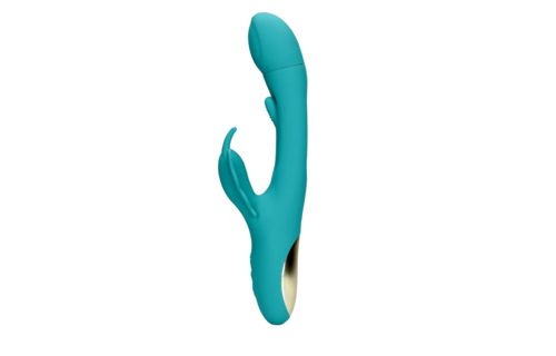 Flapper G-Spot Vlinder Vibrator Pauwblauw - Dubbel Genot
