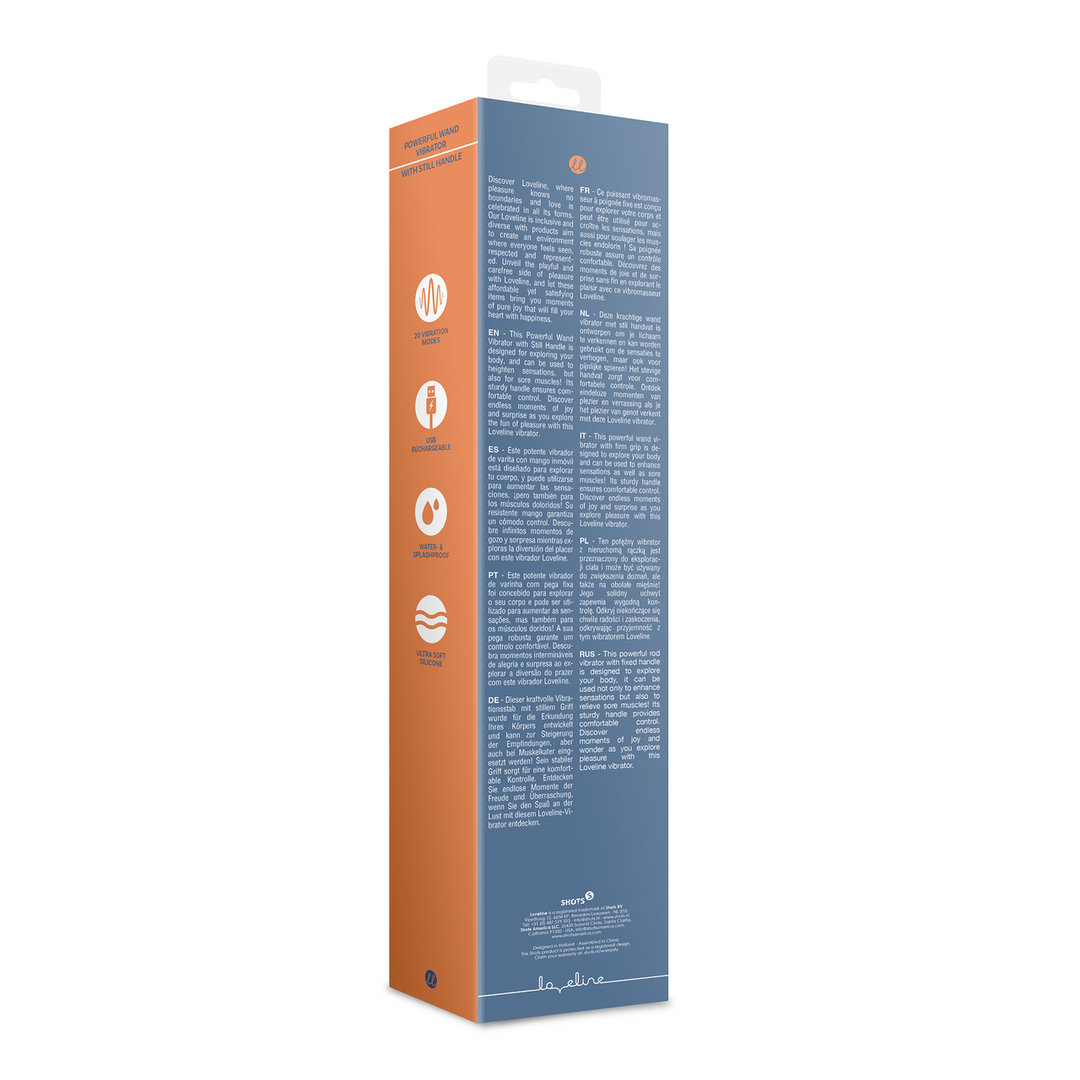 Krachtige Wandvibrator Loveline met Stevig Handvat – Ultiem Genot