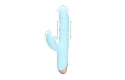 Pulse Wave Ring Vibrator Arctic Blue – Intens Genot