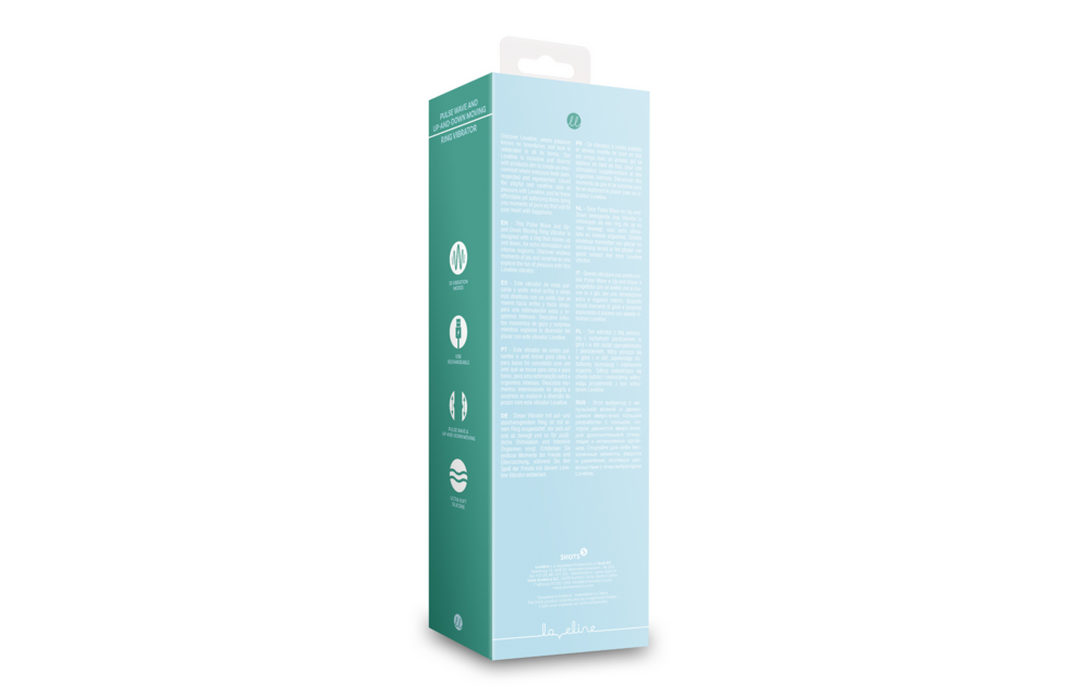 Pulse Wave Ring Vibrator Arctic Blue – Intens Genot