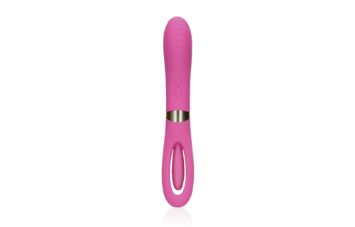 Dubbelzijdige flapper en G-Spot vibrator - Uitbundig Roze