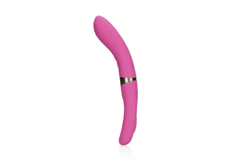 Double-Sided Flapping and G-Spot Vibrator - Exuberant Pink