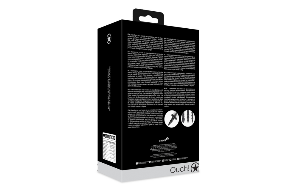 Handmatige Rosingpomp Zwart 7,5 cm – Krachtige Zuigkracht