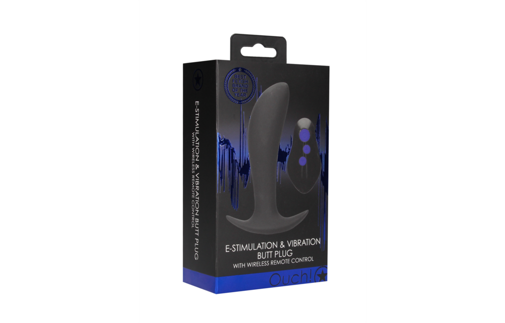 E-Stim Vibrierender Buttplug 12,3 cm – Intensives Vergnügen & Sensation