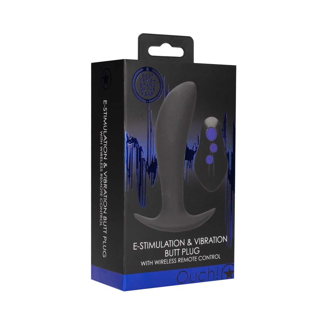 E-Stim Vibrerende Buttplug 12,3 cm – Intense Plezier & Sensatie