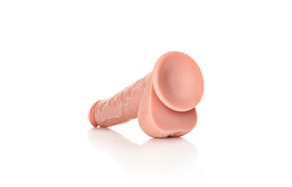 Straight Realistic Dildo with Balls and Suction Cup - 12 / 30,5 cm