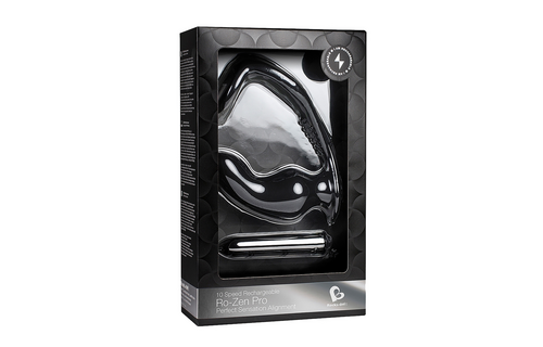 RO-Zen Cockring & Butt Plug 13 cm - Double Vibration