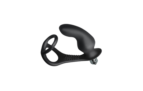RO-Zen Cockring & Butt Plug 13 cm - Double Vibration