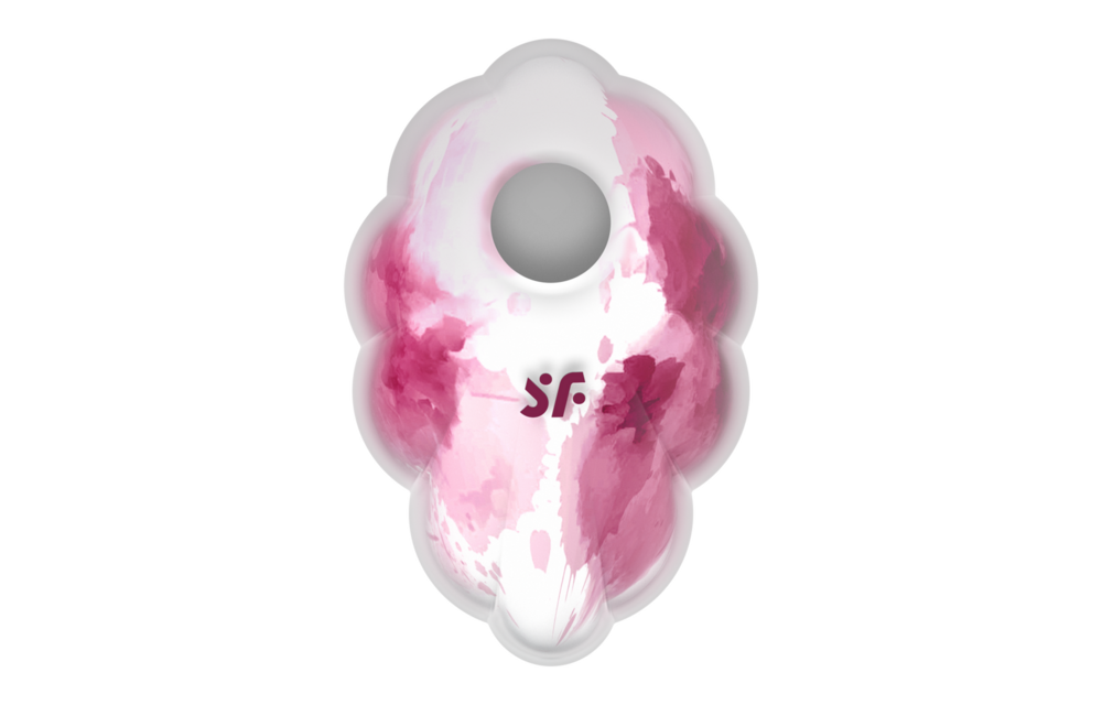 Cloud Dancer Rode Print | Luxe Drukgolfvibrator Satisfyer