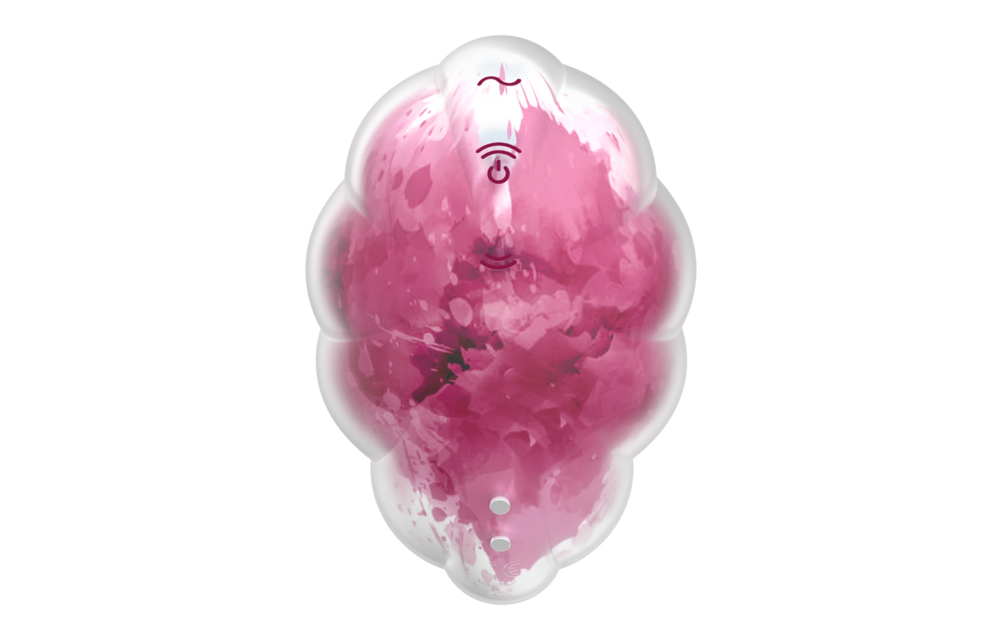 Cloud Dancer Red Print | Luxury Pressure Wave Vibrator Satisfyer