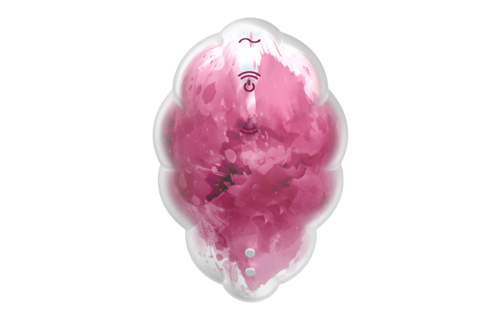 Cloud Dancer Red Print | Luxury Pressure Wave Vibrator Satisfyer