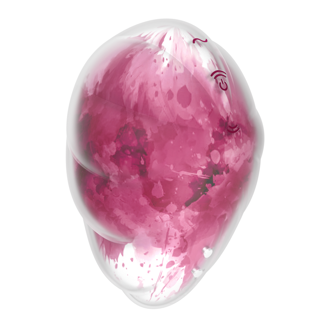 Cloud Dancer Red Print | Luxury Pressure Wave Vibrator Satisfyer