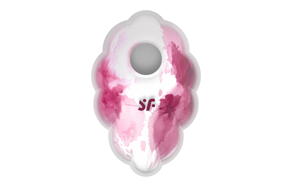 Cloud Dancer Red Print | Luxury Pressure Wave Vibrator Satisfyer