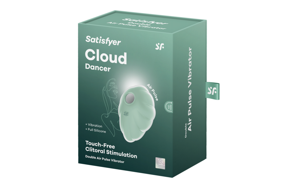 Cloud Dancer Mint – Luxe Silicone Drukgolfvibrator Satisfyer