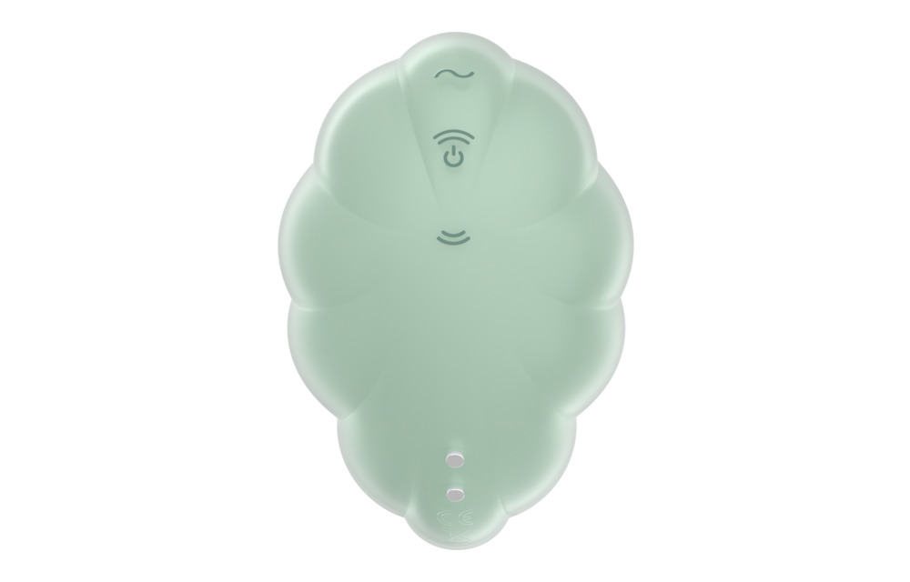 Cloud Dancer Mint – Luxuriöser Silikon-Druckwellenvibrator von Satisfyer