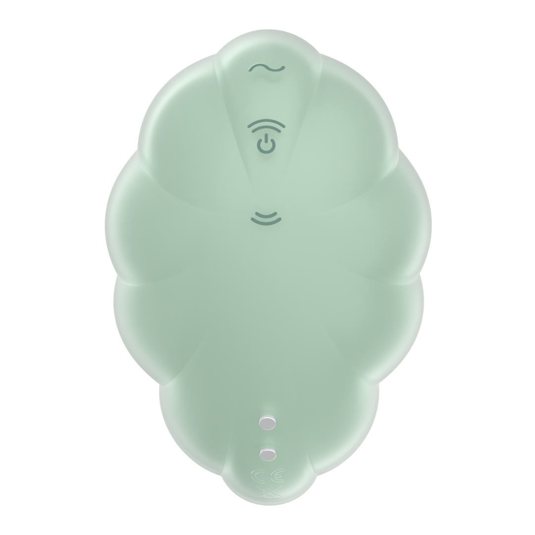 Cloud Dancer Mint – Luxe Silicone Drukgolfvibrator Satisfyer